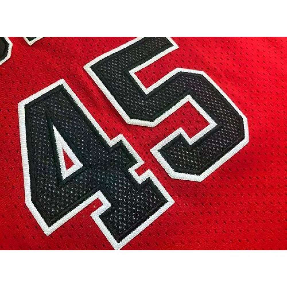 Men's Chicago Bulls Michael Jordan #45 Throwback Red 1994-95 Hardwood Classics Player Jersey-Pro Kit Vault | Brand New 26/27 Sports Jerseys